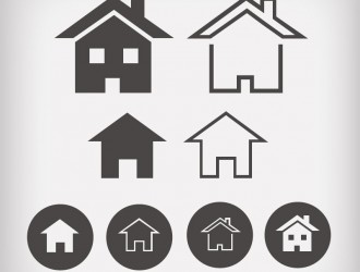 8 home icons – icone home