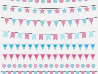 bandierine compleanno – birthday party flags set