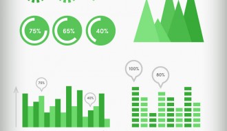 infografica verde – green infographic