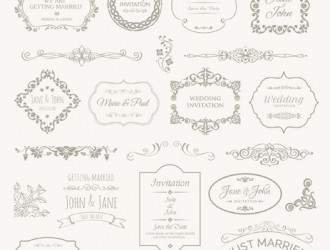 cornici, decorazioni matrimonio – wedding frames, badges, ornaments