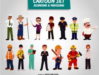 14 professioni e mestieri – characters professions and occupations