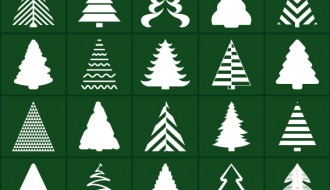 20 sagome alberi Natale – Christmas trees_01