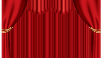sipario rosso – red stage curtain