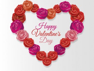 cuore di rose – Happy Valentine roses heart