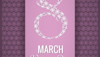 8 marzo viola – Happy Women day purple background