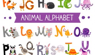alfabeto animali – cartoon animal alphabets