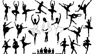 21 sagome ballerine – ballerina silhouette