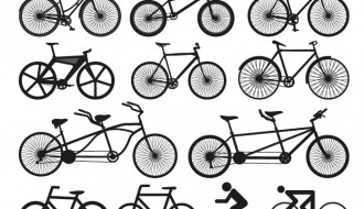 12 biciclette – bicycle silhouette