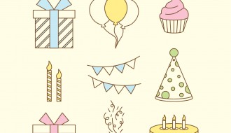9 elementi compleanno – birthday elements