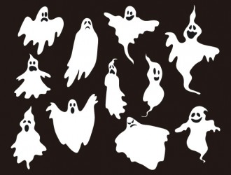 11 sagome fantasmi – Halloween ghosts