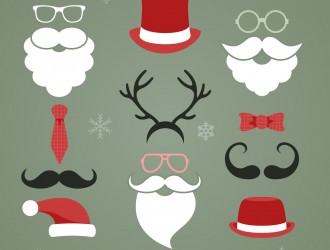 Natale elementi – Christmas hipster elements