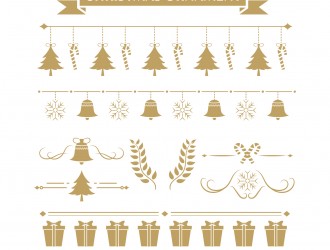 8 decorazioni Natale – Christmas ornaments