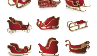 9 slitte Natale – Christmas sleighs