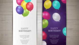 2 banner palloncini – balloons