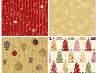 4 pattern Natale – cute Christmas pattern