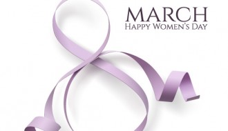 woman day 8 march card with ribbon – 8 marzo festa della donna