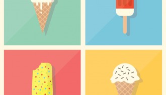 4 gelati – ice creams