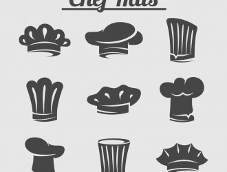 9 cappelli cuoco – chef hats