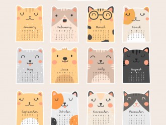 calendario 2018 gatti – cats calendar