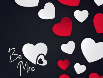 be mine love background – sfondo cuori