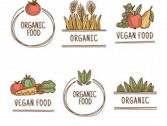 6 etichette cibo vegano – vegan food labels