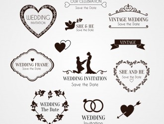 elementi decorativi invito matrimonio – ornaments wedding invitation