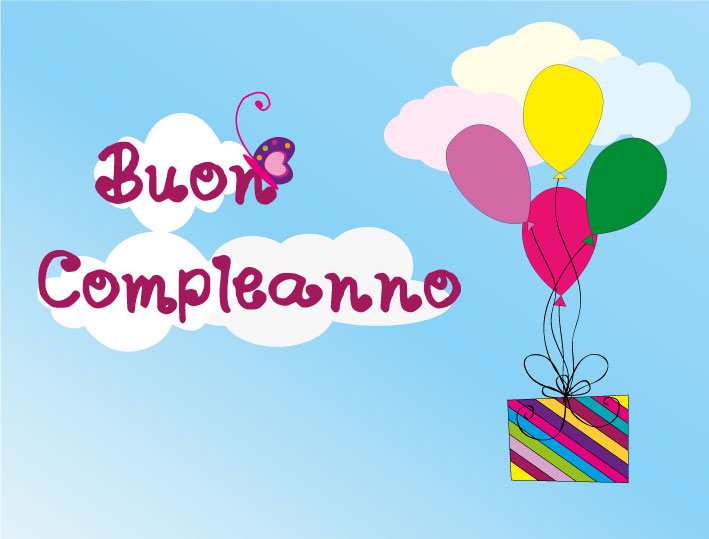 Buon Compleanno Regalo Flying Gift Happy Birthday Vettoriali Gratis It Free Vectors