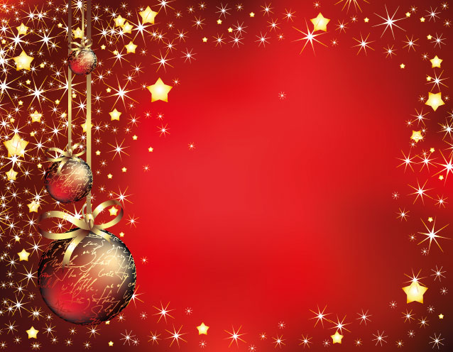 Sfondi Natalizi Free.Sfondo Natale Rosso Palline Red Christmas Background Vettoriali Gratis It Free Vectors