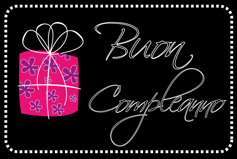 Buon Compleanno Regalo Fiori Happy Birthday Floral Gift Vettoriali Gratis It Free Vectors