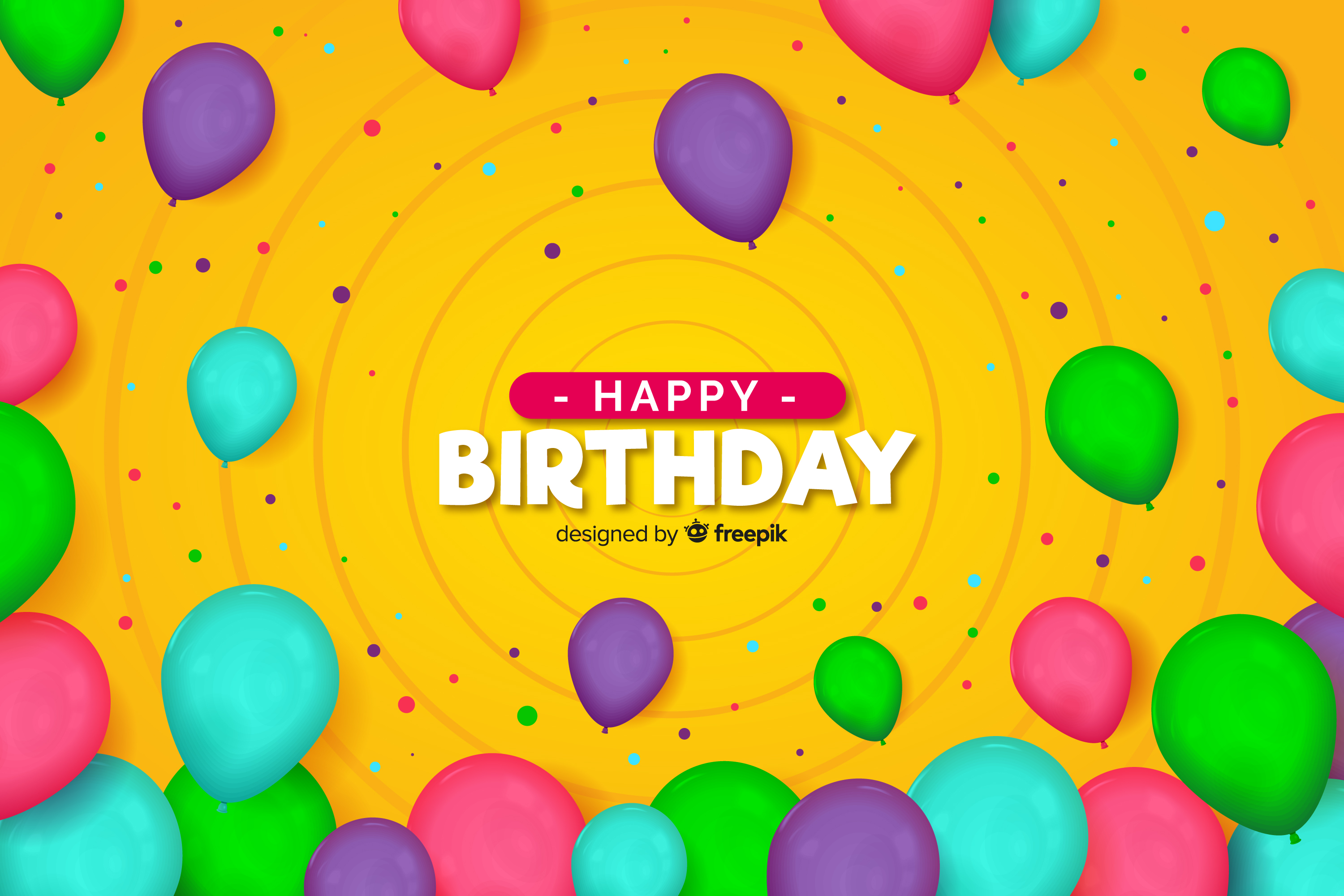 sfondo palloncini colorati compleanno – birthday ballons