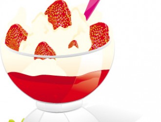 gelato alla fragola – strawberry icecream