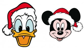 Paperino e Topolino natalizi – Christmas Donald Duck and Mickey Mouse