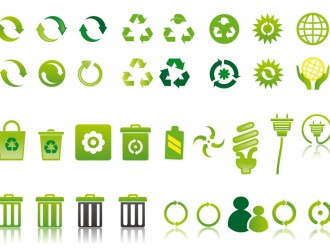 icone ecologiche – green ecology icons