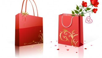 buste regalo con rose – gift bags with roses
