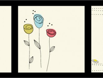 biglietti con fiori – flowers’ cards
