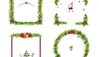cornici natalizie – Christmas frames_1