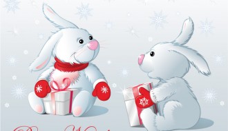 Buon Natale conigli – Merry Christmas rabbits
