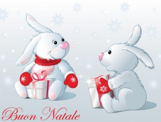 Buon Natale conigli – Merry Christmas rabbits
