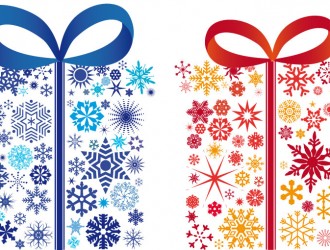regali con fiocchi di neve – gifts with snowflake