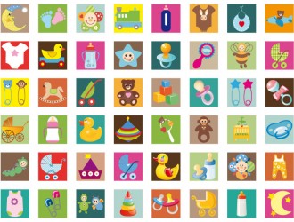 icone bambini – baby icons