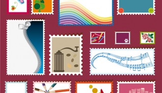 14 francobolli – stamps different subjects