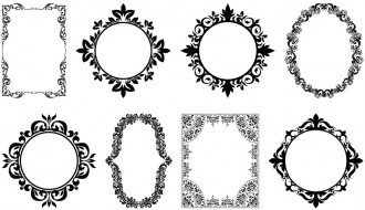 8 cornici varie forme – different frames