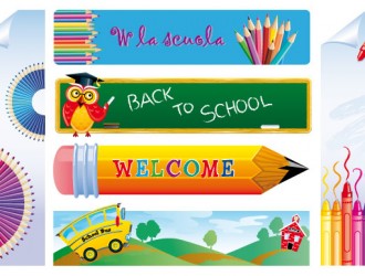 8 banner scuola – school banner