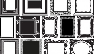 13 cornici in bianco e nero – white and black frames