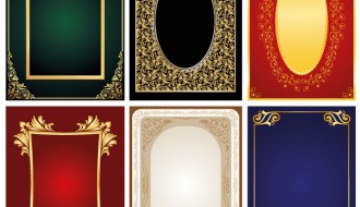 6 cornici decorative – 6 ornamental frames