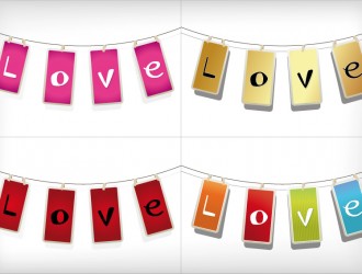 4 love appesi – love hanging labels