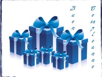 4 regali blu – blue gifts