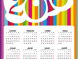 calendario 2013 colorato – colorful calendar 2013