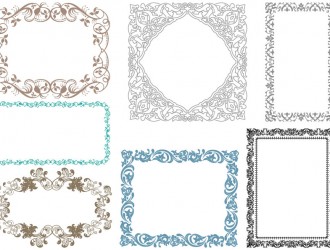 7 cornici decorative – ornamental frames