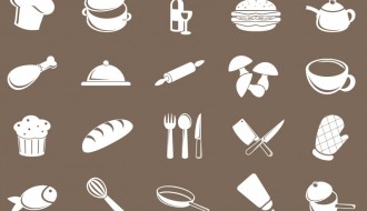 20 icone cibo – food icons